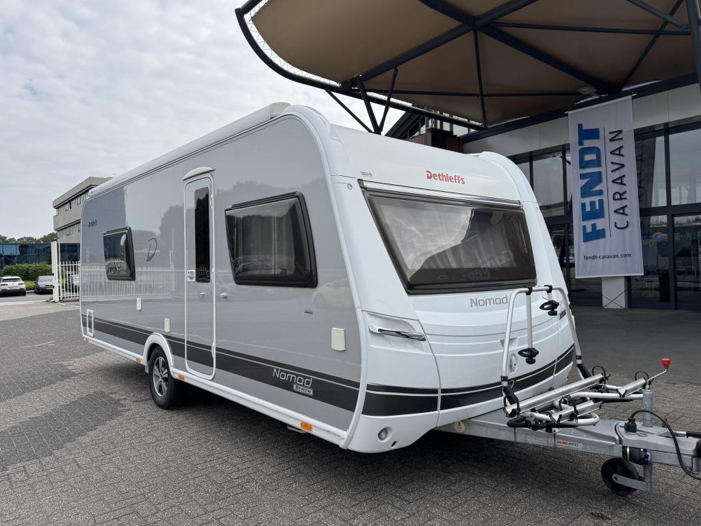 Dethleffs Nomad 560 RFT 2019 MEGA COMPLEET!!!!, Standaardzit, Schokbreker, Overige typen, Bedrijf