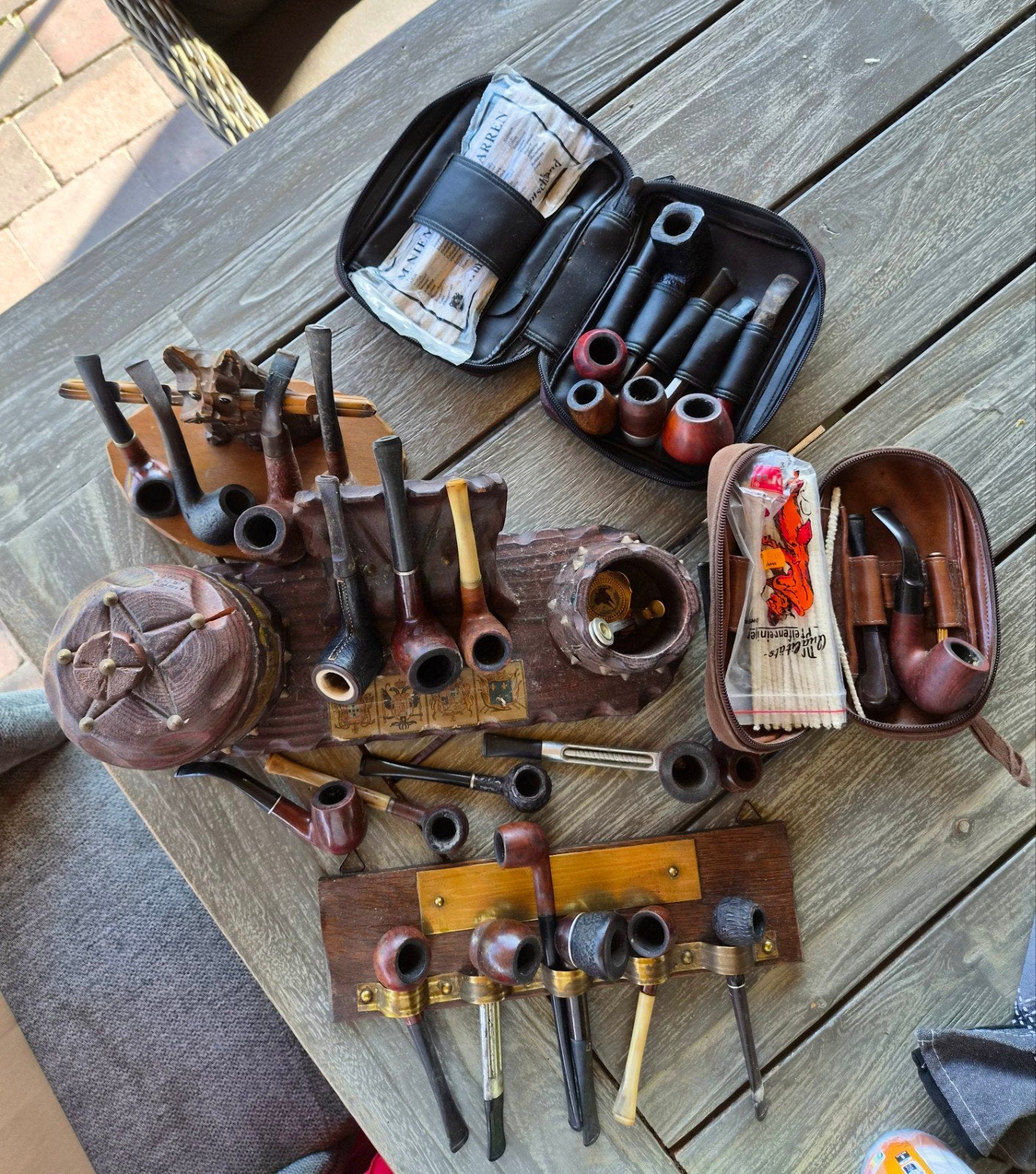 Grote collectie van diverse pijpen en accessoires, Ophalen of Verzenden, Gebruikt