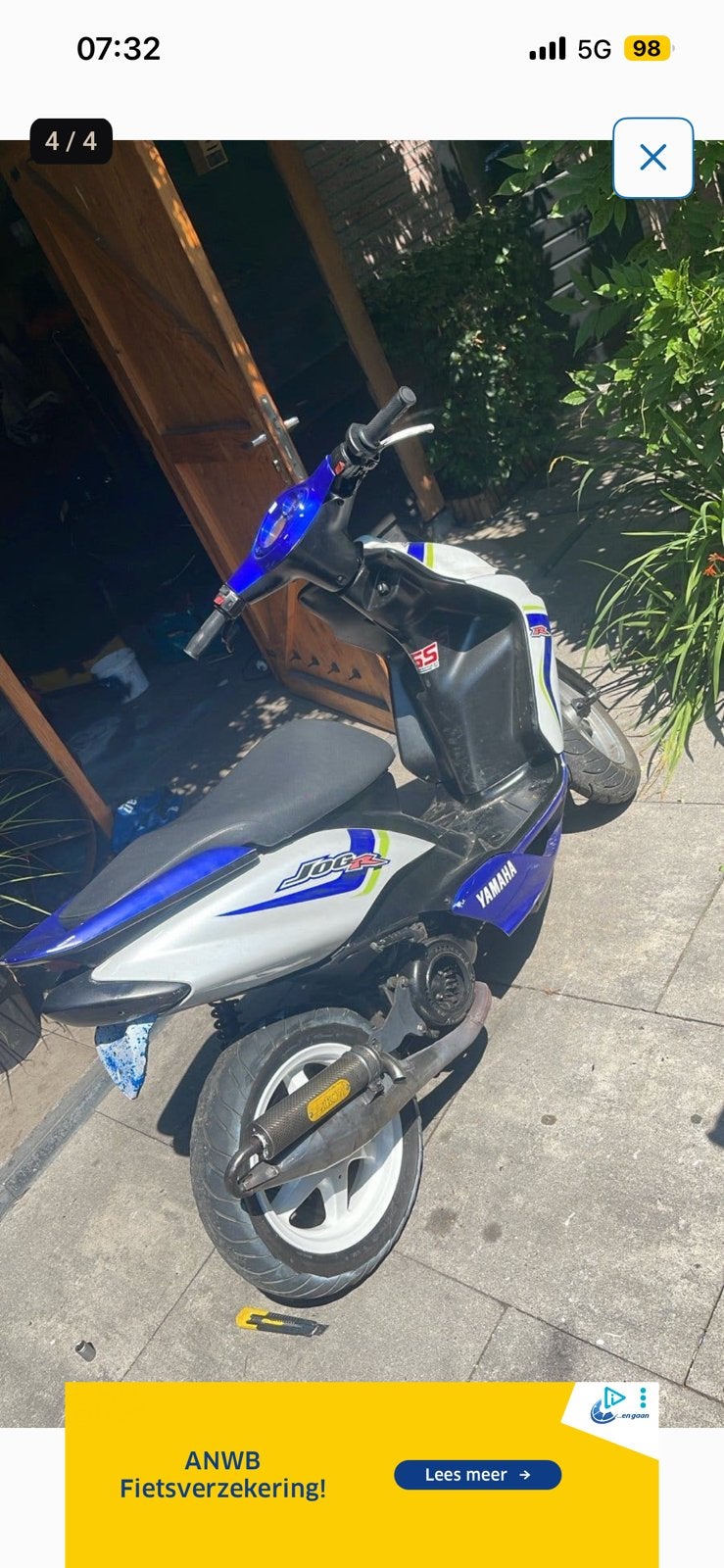 Yamaha jog dr 70, Fietsen en Brommers, Scooters | Yamaha, Ophalen of Verzenden, Zo goed als nieuw, Tweetakt, JogR of RR