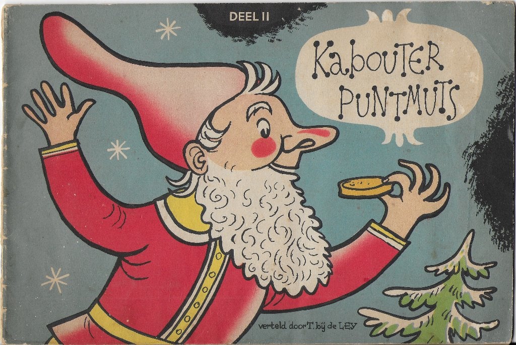 Oud plaatjes boek van kabouter puntmuts - deel ll, Boeken, Prentenboeken en Plaatjesalbums, Ophalen of Verzenden, Gelezen, T Bij de Ley,