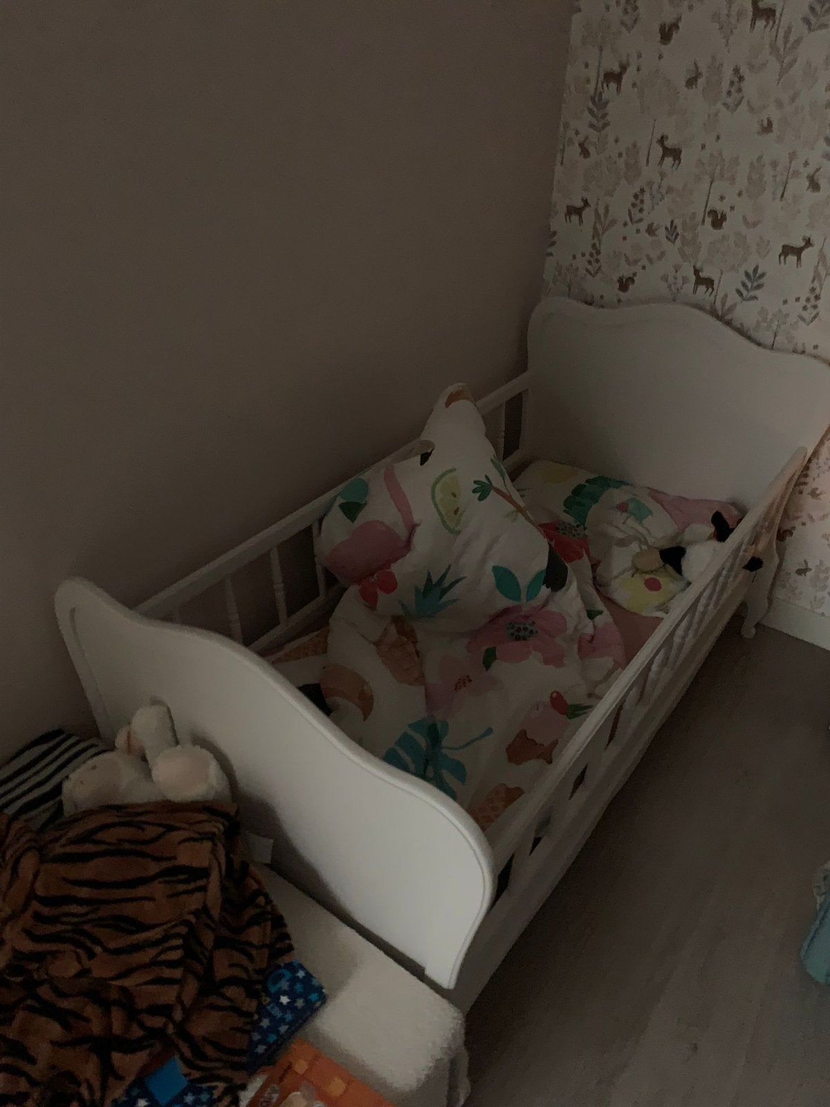 Antiek peuterbedje, Ophalen, 70 tot 85 cm, 140 tot 160 cm, Zo goed als nieuw