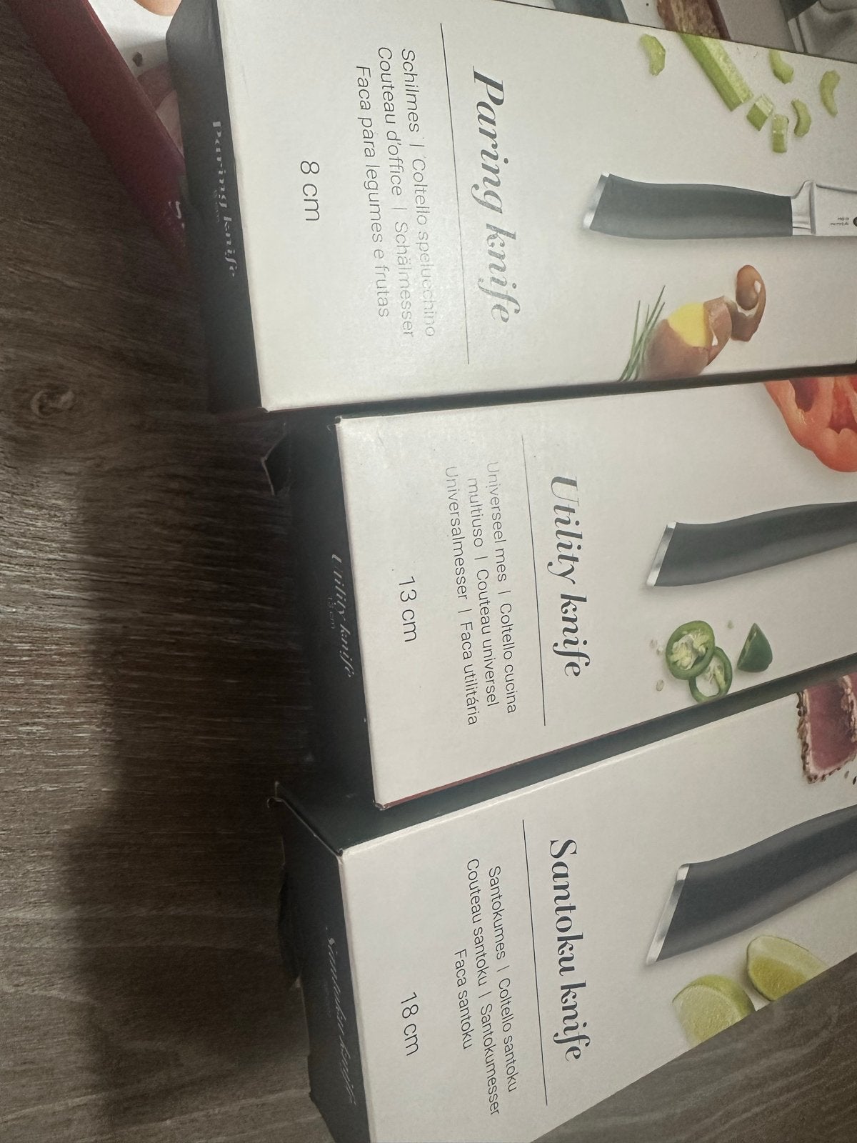 Boretti Messenset met messenblok - Nieuw in doos, Overige typen, Nieuw, Ophalen of Verzenden, Zwart