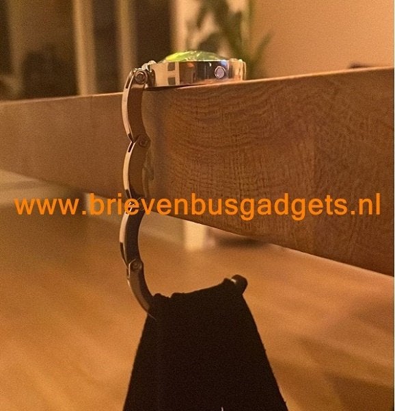 Tassenhaak/Tassenhanger voor aan de tafel, Overige kleuren, Overige typen, Nieuw, Www.brievenbusgadgets.nl