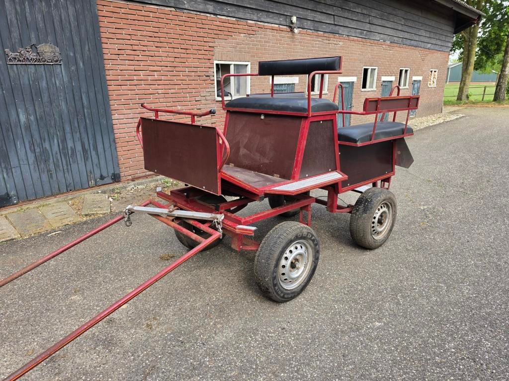 6-persoons menkar grote E-pony/paard incl. Mentuig, Ophalen of Verzenden, Gebruikt, Recreatie