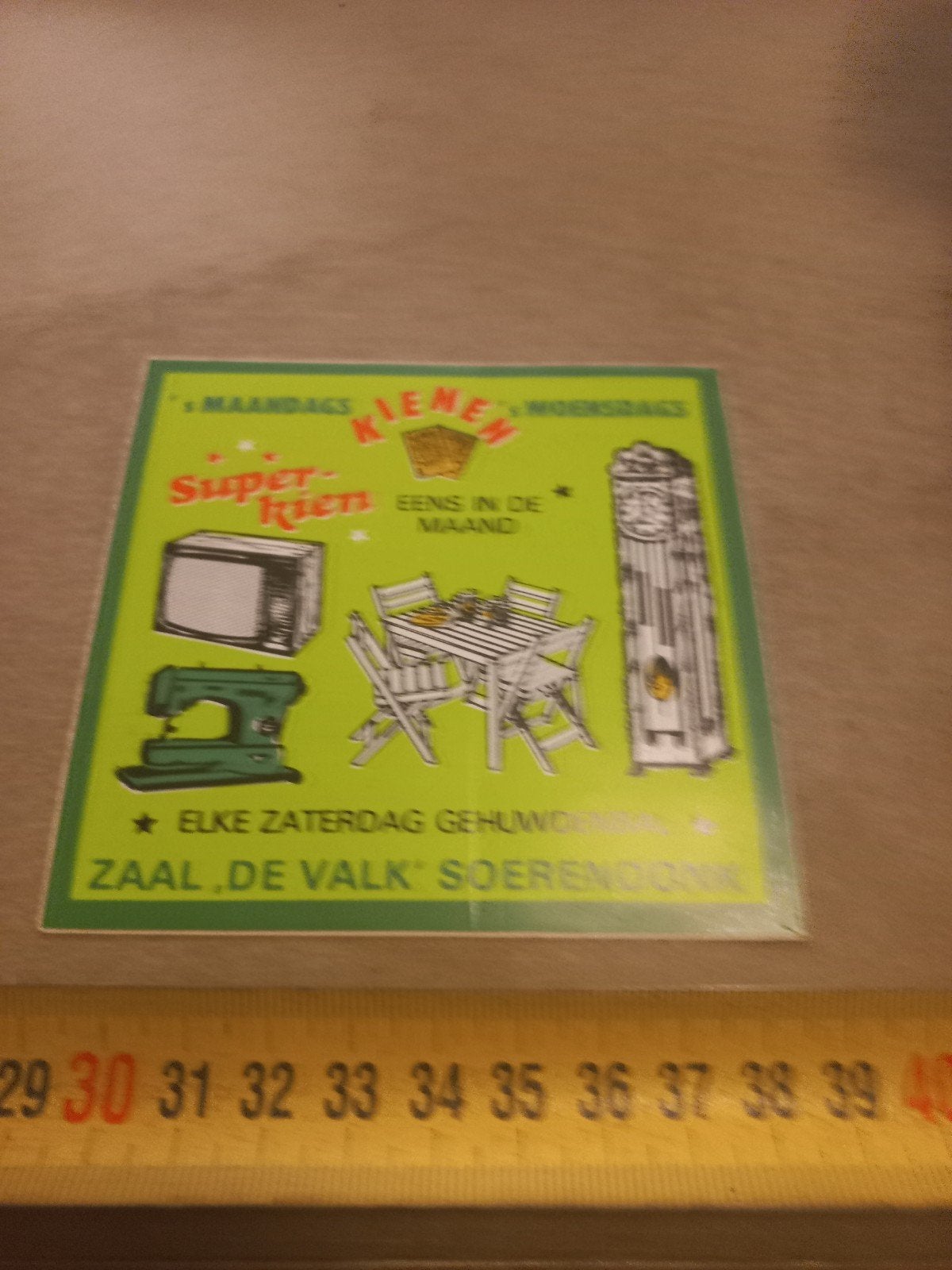 Vintage Kienen/Bingo  'Super Kien' De Valk Soerendonk, Ophalen of Verzenden, Gebruikt