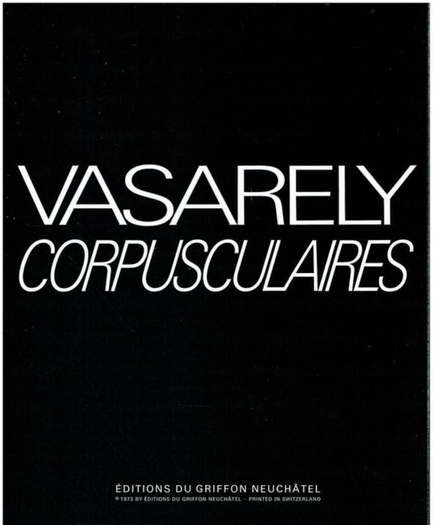 Victor Vasarely CORPUSCULAIRES  Portfolio, Verzenden