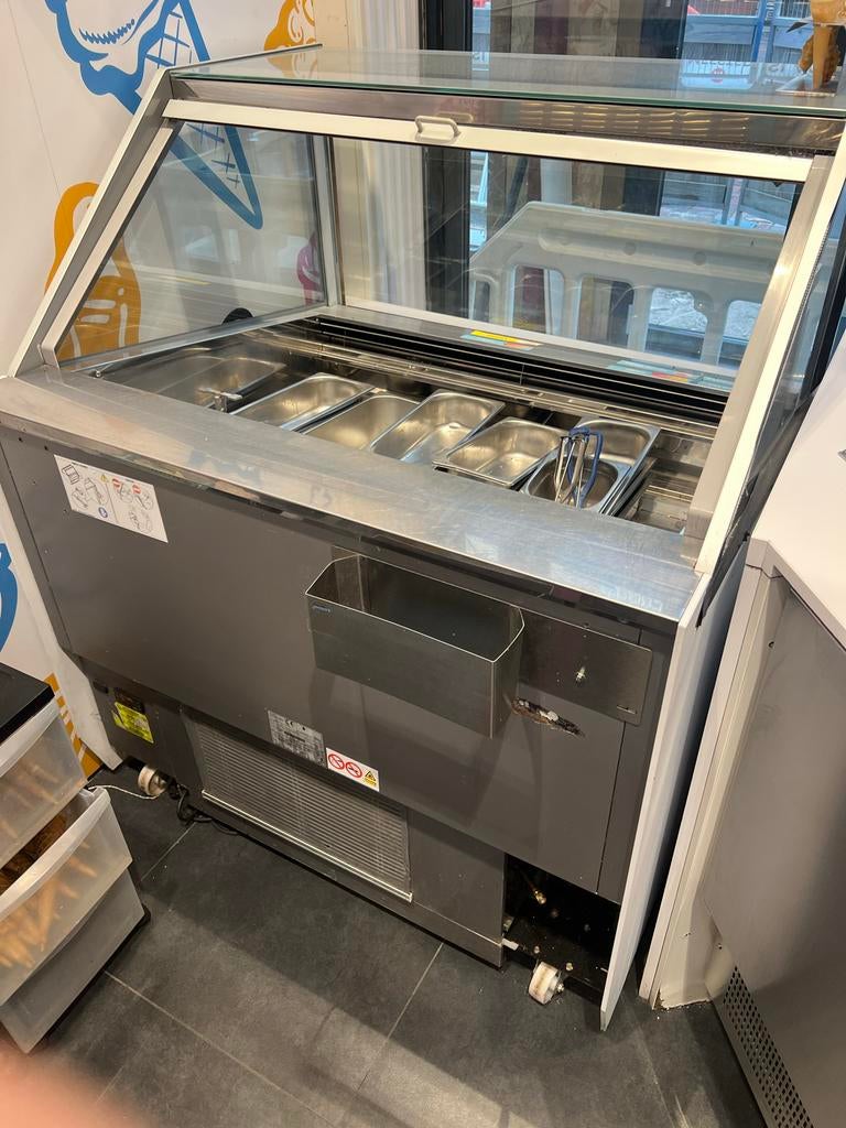 ISA Millennium ST 120 schepijs vitrine, Zakelijke goederen, Horeca | Keukenapparatuur, Ophalen, Gebruikt, Koelen en Vriezen