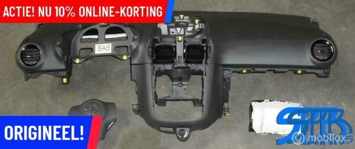 Airbagset Opel Corsa D FACELIFT ('11-'15) DASHBOARD AIRBAGS, Gebruikt, Opel, Ophalen of Verzenden, Opel