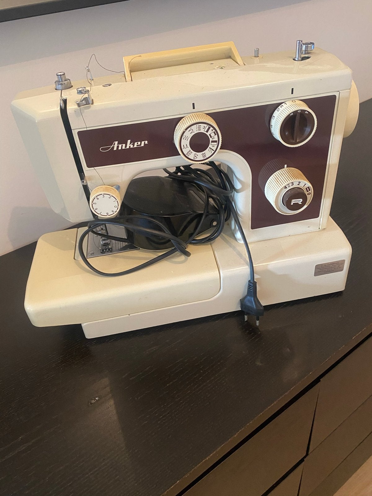 Anker Naaimachine - Vintage en Functioneel, Ophalen, Gebruikt, Naaimachine, Overige merken
