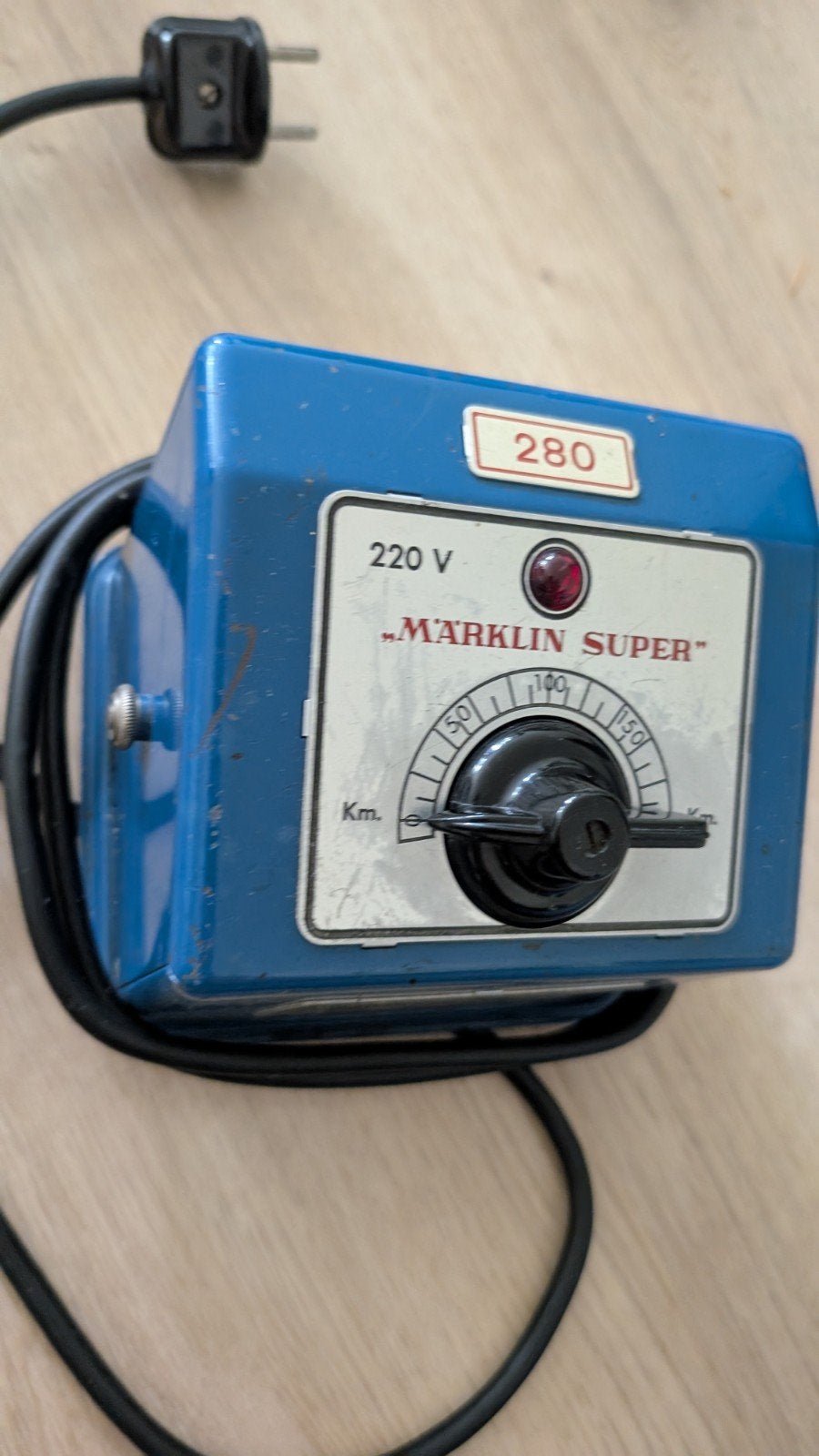 Märklin Super Transformator 280 voor Wisselstroom, Hobby en Vrije tijd, Gebruikt, Ophalen of Verzenden, Analoog, Märklin