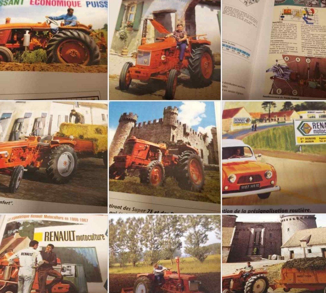 hardcover Renault tractor gebonden boek óók Renault 4 izgst, Ophalen of Verzenden, Zo goed als nieuw, Renault