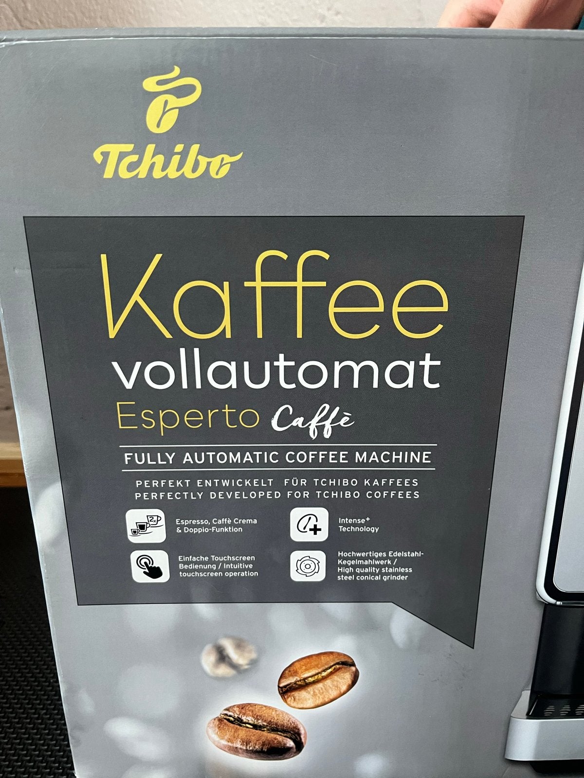 Tchibo Esperto Caffe volautomaat bonen koffiemachine, Ophalen, Gebruikt, Koffiemachine, Koffiebonen