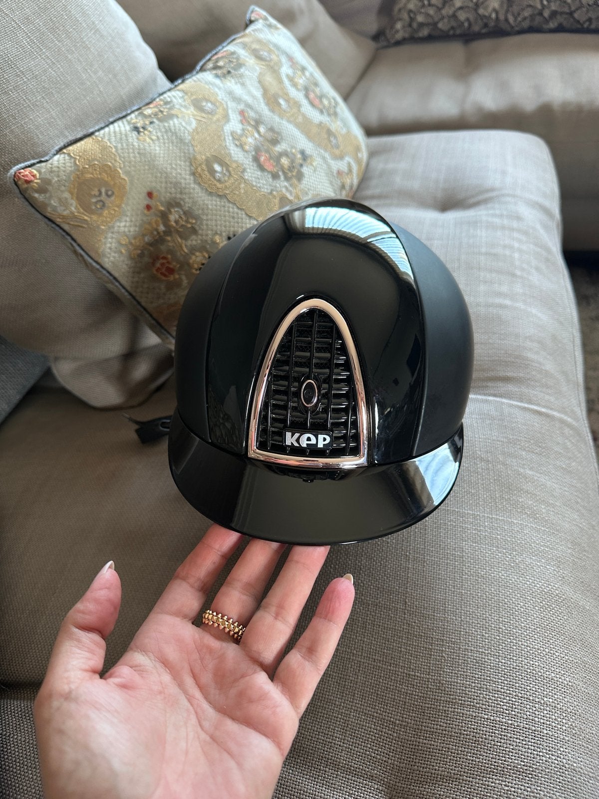 KEP Italia paardrijdhelm/cap Maat 55 cm, Dieren en Toebehoren, Paardrijkleding, Ophalen, Dressuur