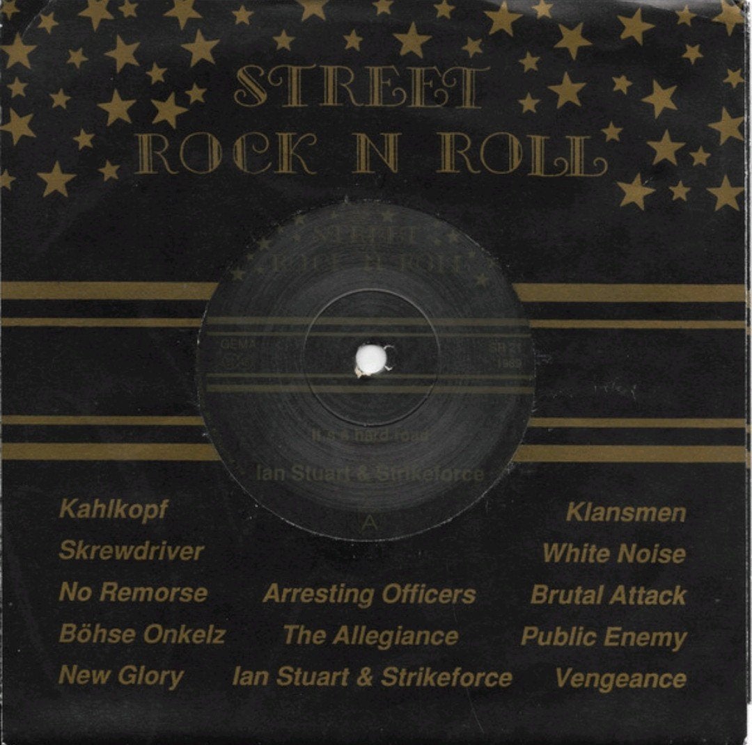 Ian Stuart & Strikeforce - Street Rock N Roll - SR21 7" '89, 7 inch, Ophalen of Verzenden, Zo goed als nieuw, Punk Rock