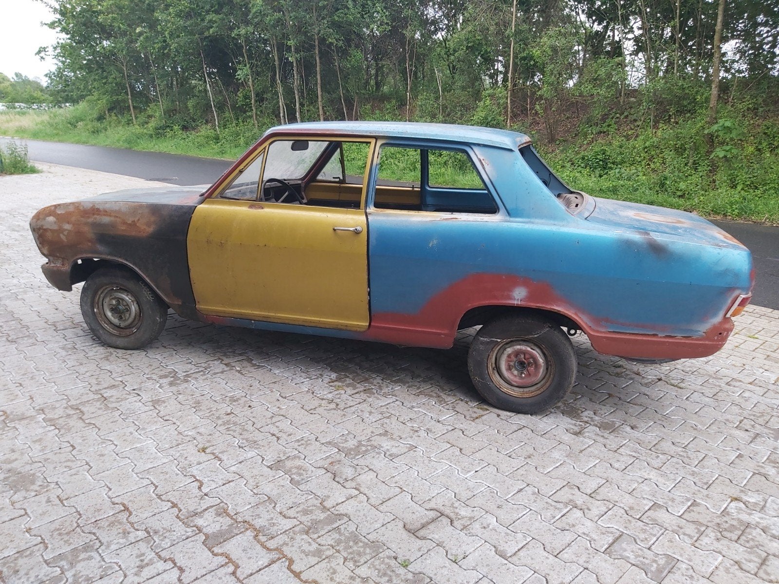 Opel Kadett B Carosserrie Geen laswerk Nieuwe Spatborden, Ophalen, Voor, Opel, Spatbord