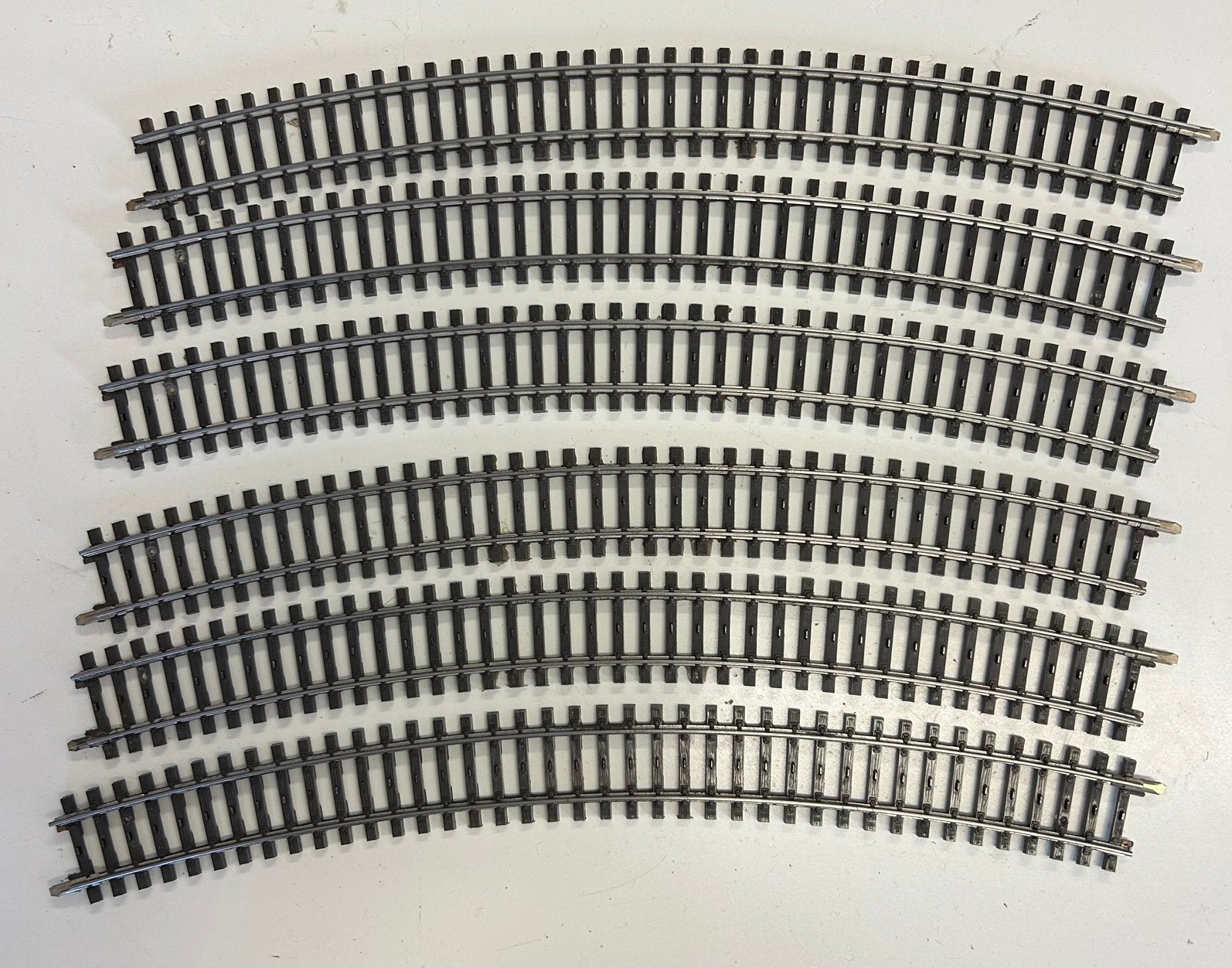 Märklin 2141 k-rails 6 stuks, Wisselstroom, Gebruikt, Verzenden, Rails