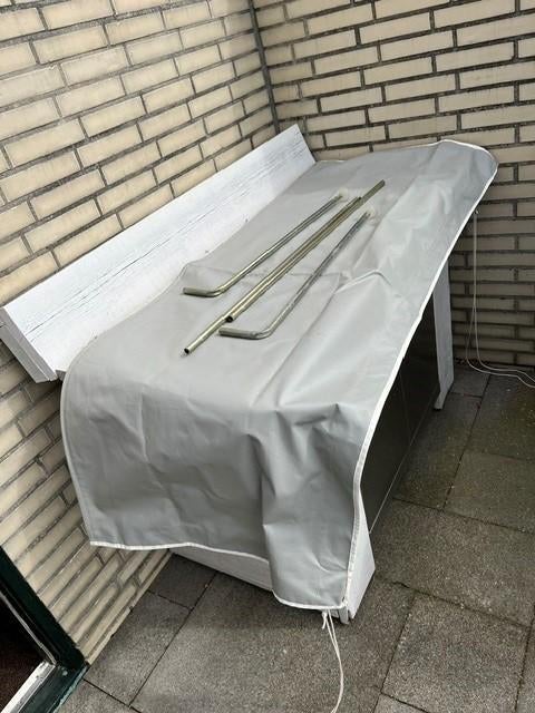 Zonneluifel voor achter- of voorraam caravan, Verzenden, Gebruikt