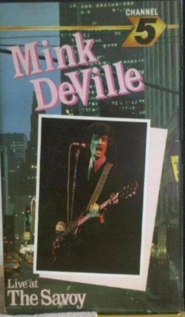 VHS: Mink DeVille – Live At The Savoy, Alle leeftijden, Ophalen of Verzenden, Zo goed als nieuw