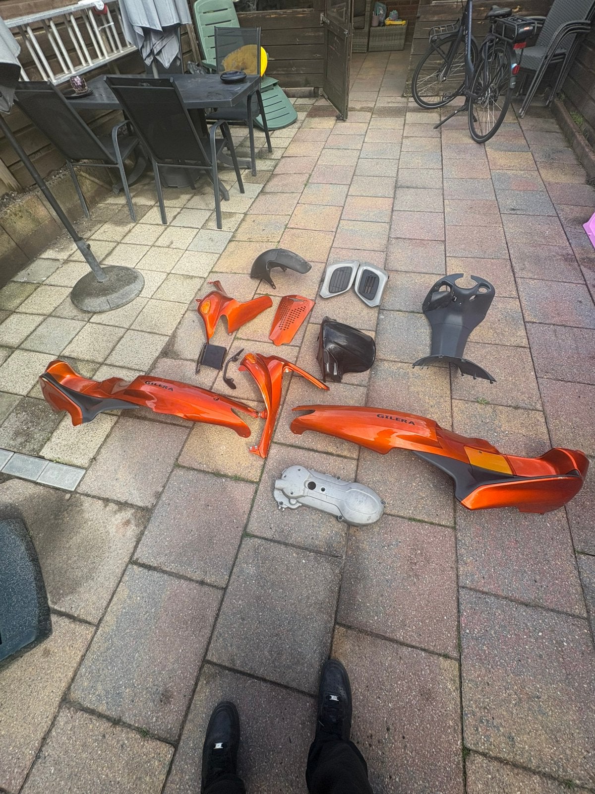 Runner kappen, Fietsen en Brommers, Brommeronderdelen | Scooters, Ophalen, Gebruikt
