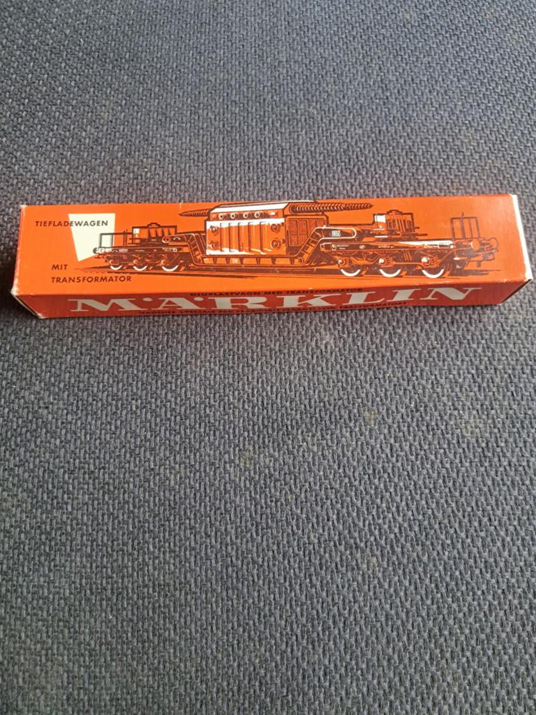 Marklin wagon modelnr 4617 "dieplader", Wisselstroom, Gebruikt, Wagon, Ophalen of Verzenden