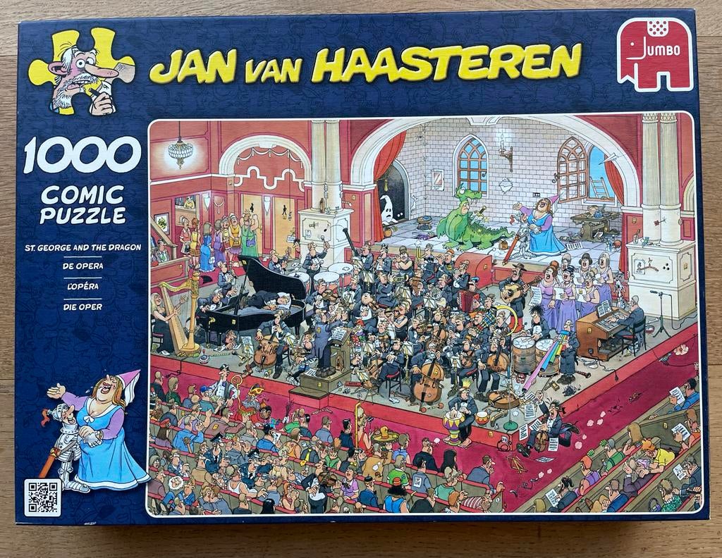 Jan van Haasteren 17214 - De Opera 1000 stukjes, Ophalen, 500 t/m 1500 stukjes, Zo goed als nieuw, Legpuzzel
