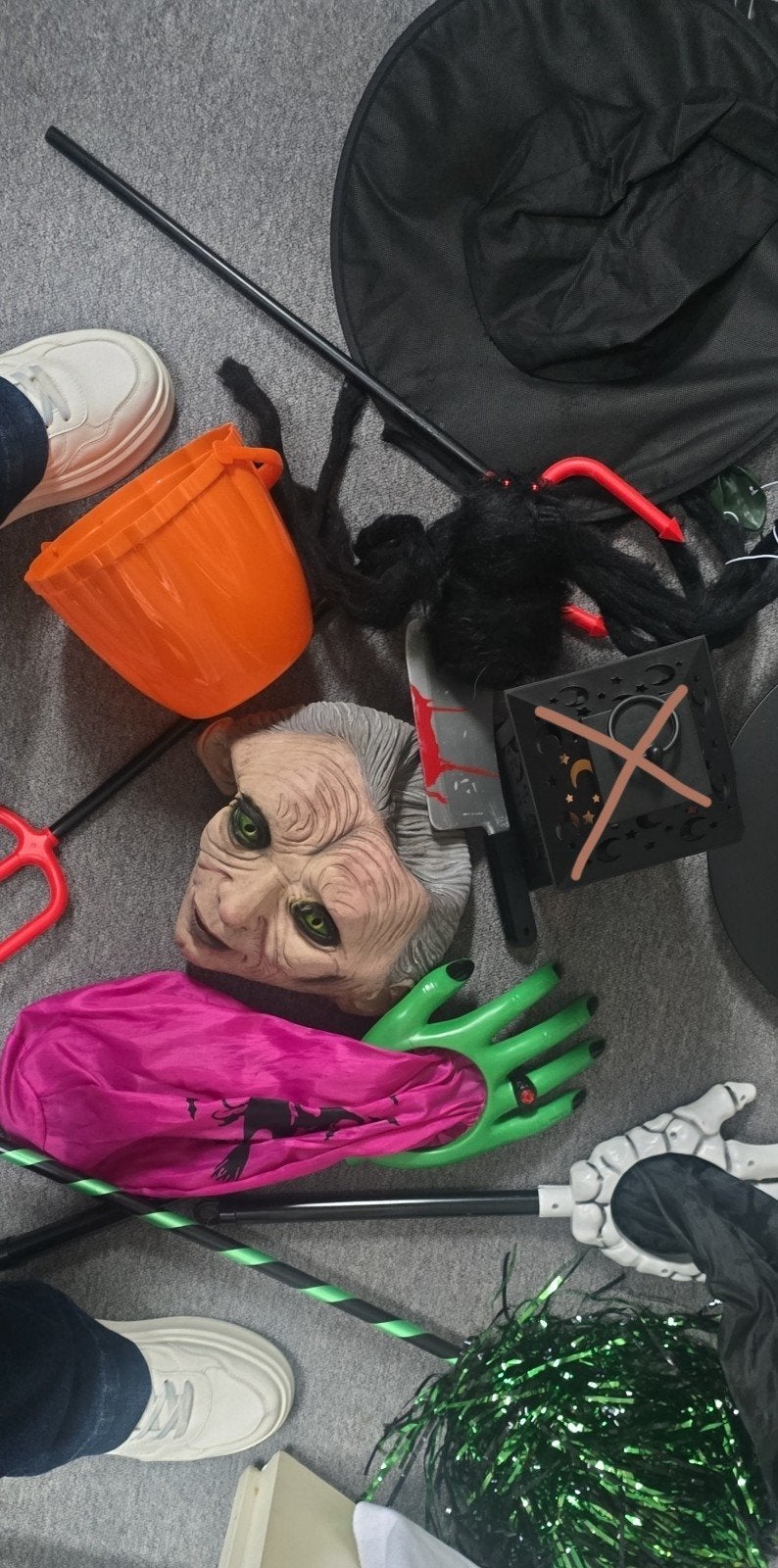 Spullen voor Halloween, Ophalen of Verzenden, Gebruikt, Feestartikel, Halloween of Griezel