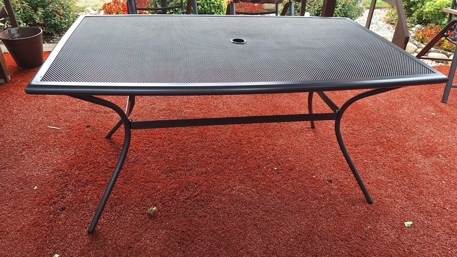 Tuintafel strekmetaal  "ovaal" B 90 x L 150, Tuin en Terras, Tuintafels, Ophalen, Nieuw, Rechthoekig, Aluminium
