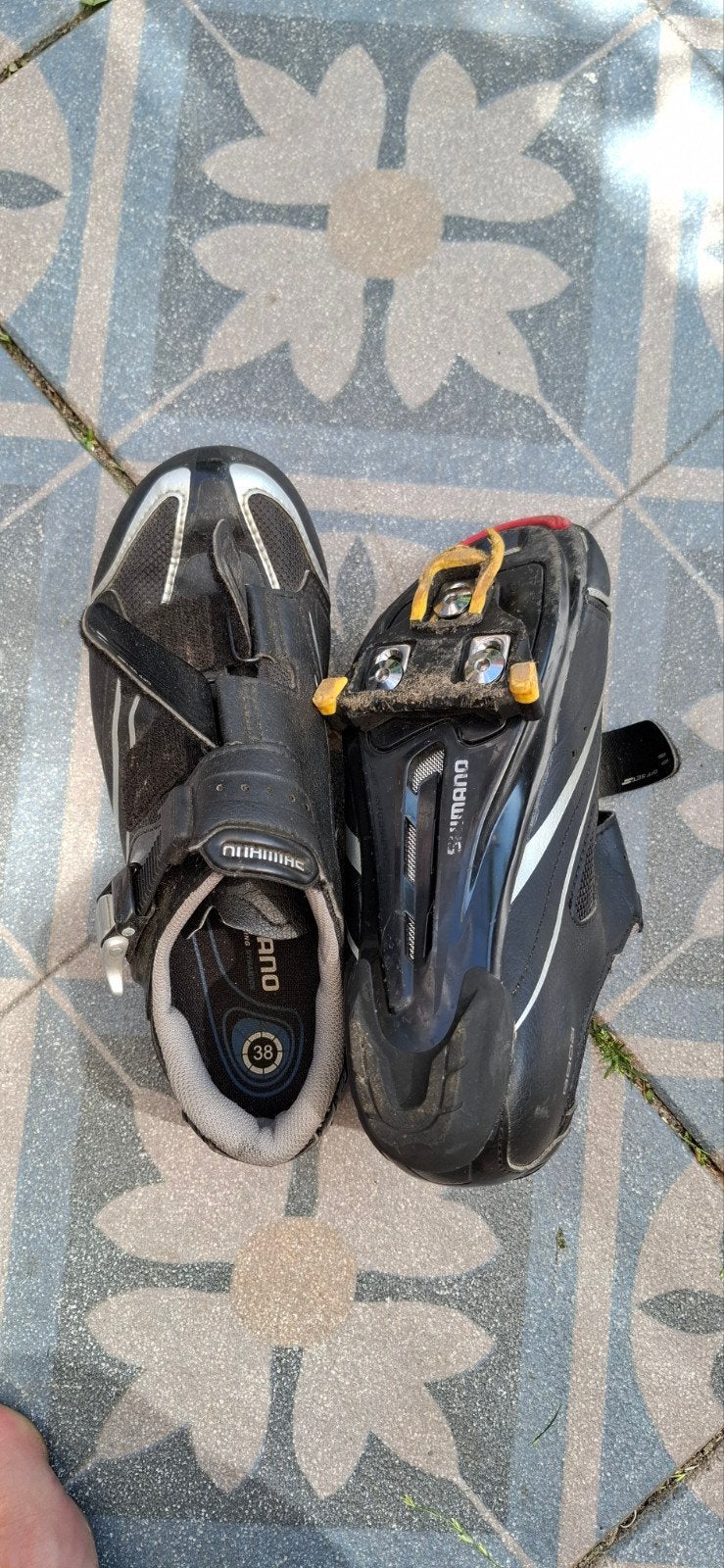 Shimano wielrenschoenen maat 38, Ophalen, Gebruikt, Kleding