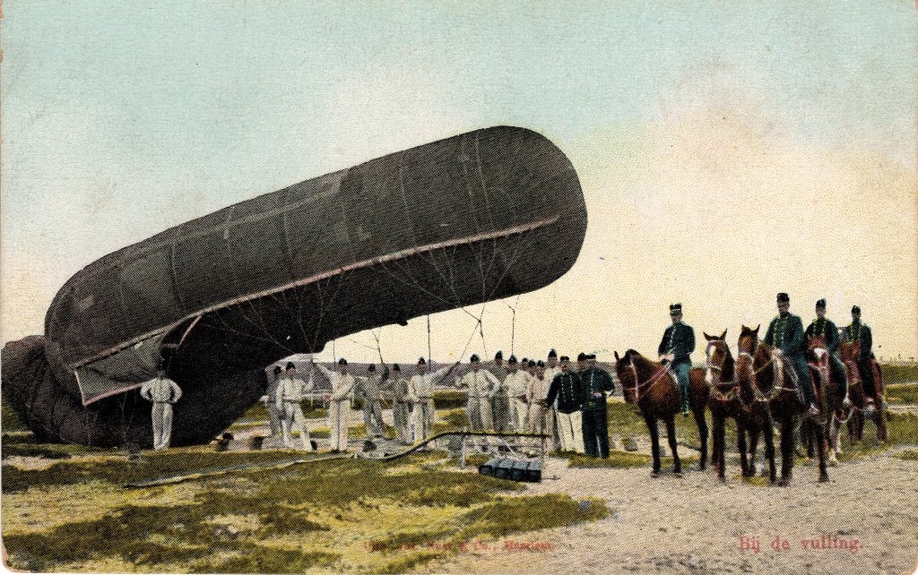 Ballon Nederlandse krijgsmacht, Ophalen of Verzenden, Luchtmacht, Nederland, Foto of Poster