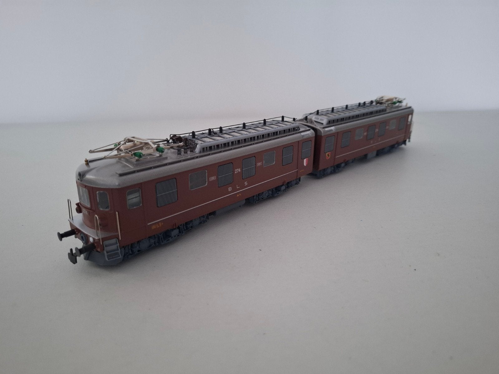 HAG H0 240 Ae 8/8 BLS dubbelloc van de BLS, Wisselstroom, Locomotief, Nieuw, Ophalen of Verzenden