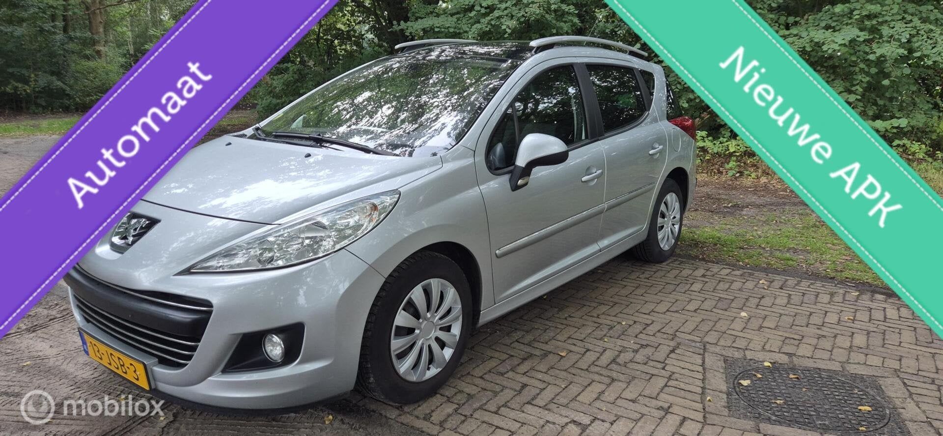 Dealer Onderhouden Peugeot 207 SW 1.6 VTi XS / NIEUWE APK !, Auto's, Peugeot, Gebruikt, Zwart, 4 cilinders, 600 kg