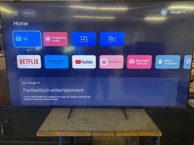 SONY TV 75 INCH, Ophalen, 50 Hz, Zo goed als nieuw, Sony
