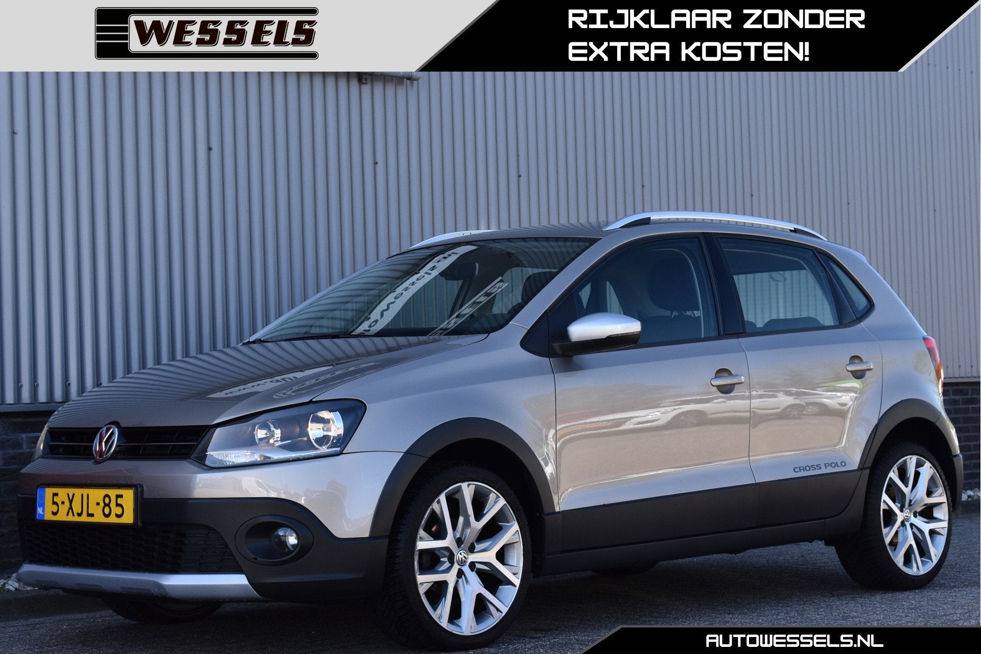 Volkswagen Polo 1.2 TSI Cross Trekhaak, Cruise, Climatronic,, Stof, Gebruikt, Euro 6, Origineel Nederlands