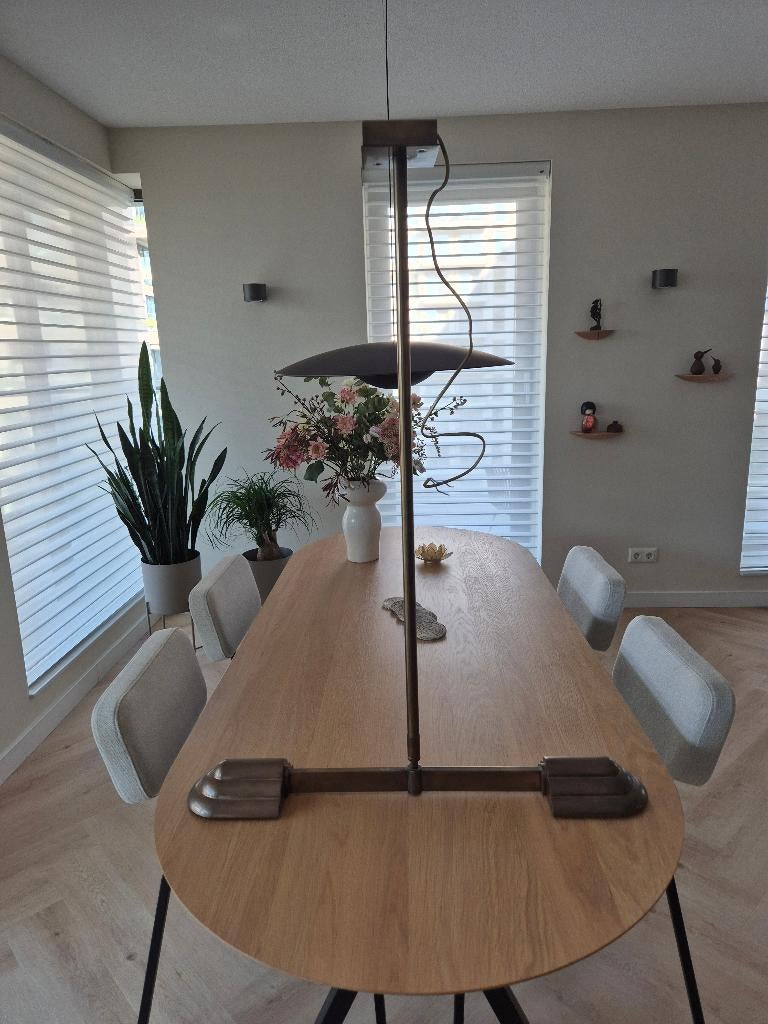 Messing design hanglamp Relco Italie, Ophalen, Gebruikt, Design, Metaal