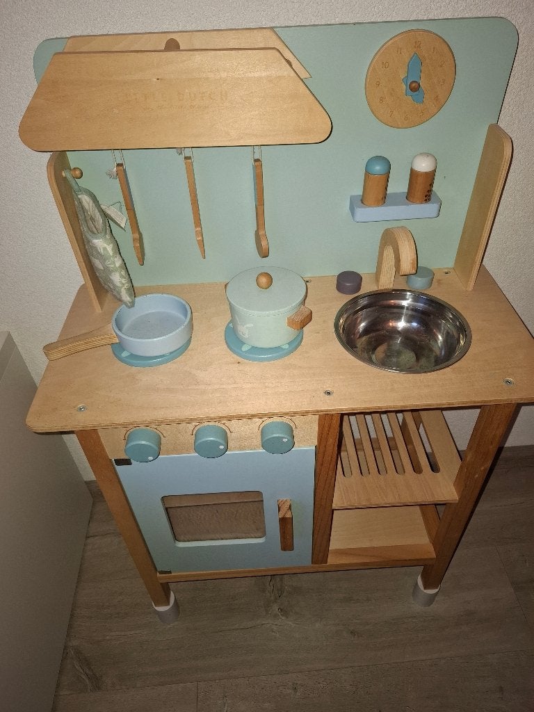 Little Dutch keukentje, Ophalen, Gebruikt, Hout, Speelkeuken