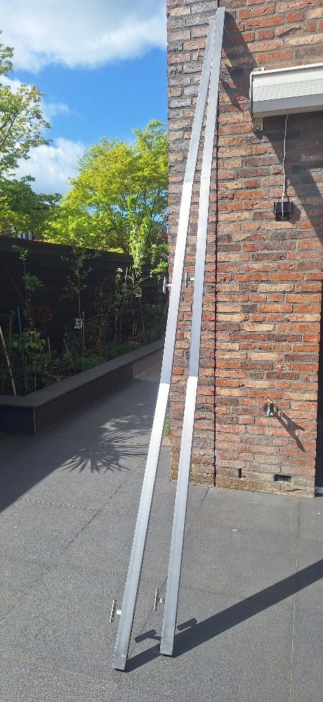 Trapleunin 2 stuks van hoogwaardige RVS, Doe-het-zelf en Verbouw, Ladders en Trappen, Ophalen, Zo goed als nieuw, Trap, 2 tot 4 meter