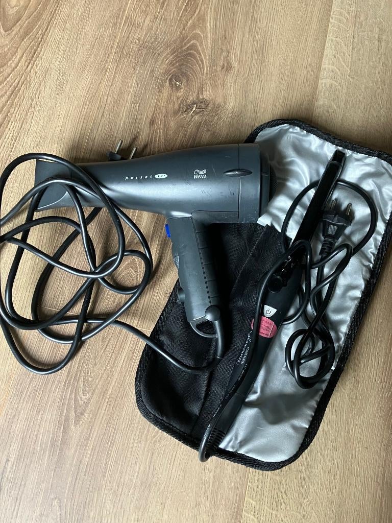 fohn en krultang, Sieraden, Tassen en Uiterlijk, Uiterlijk | Haarverzorging, Ophalen, Gebruikt, Föhn of Haardroger