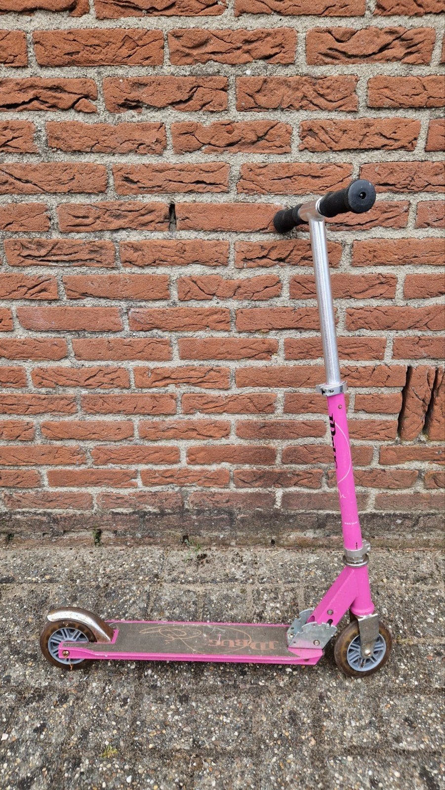 Roze step voor kinderen - Gebruikt maar in goede staat, Ophalen, Gebruikt, Gewone step, JD Bug
