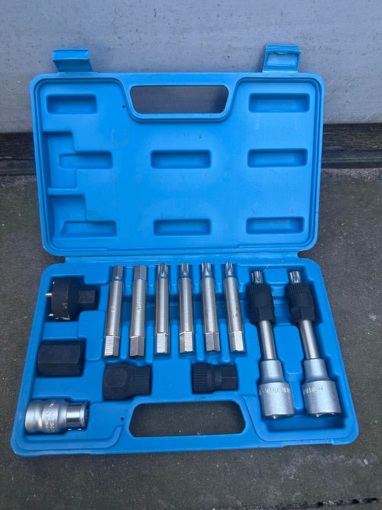 gespecialiseerde alternator (dynamo) poelietrekker set., Auto diversen, Autogereedschap, Ophalen, Gebruikt