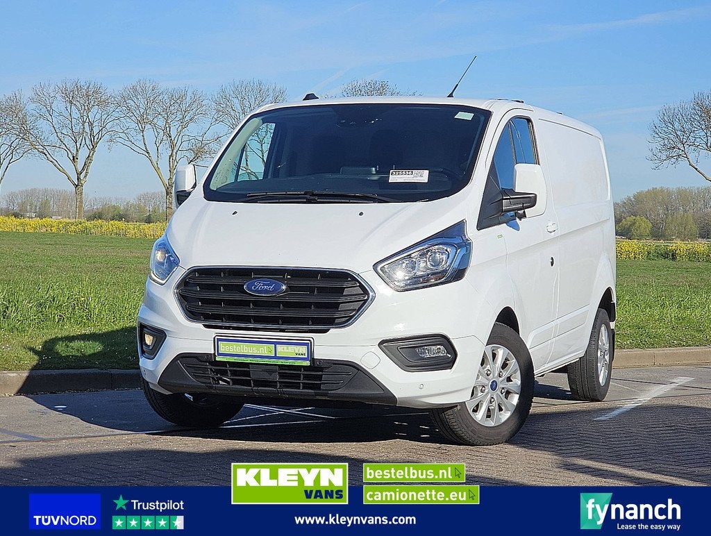 FORD TRANSIT CUSTOM 2.0 l1h1 limited 130pk!, 2095 kg, Gebruikt, Euro 6, Wit