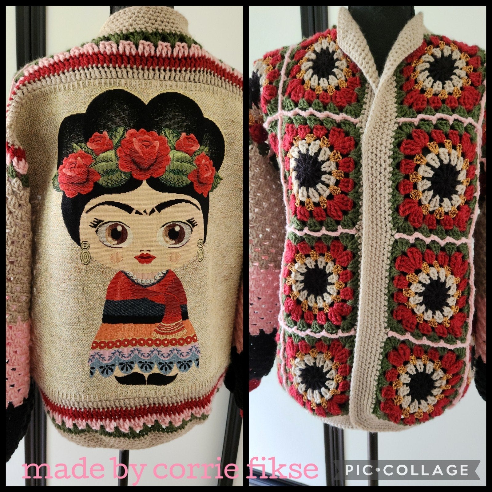 dames granny squares vest jasje, Kleding | Dames, Truien en Vesten, Zwart, Maat 46/48 (XL) of groter, Nieuw, Ophalen of Verzenden