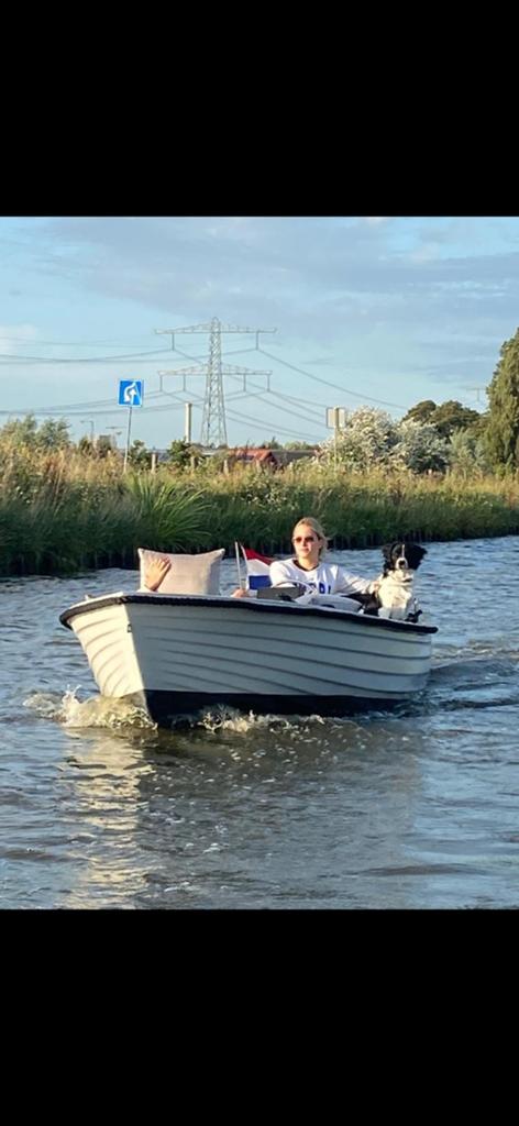 Leuke sloep met Yamaha buitenboordmotor, Watersport en Boten, Motorboten en Motorjachten, Overige merken, Gebruikt, Buitenboordmotor