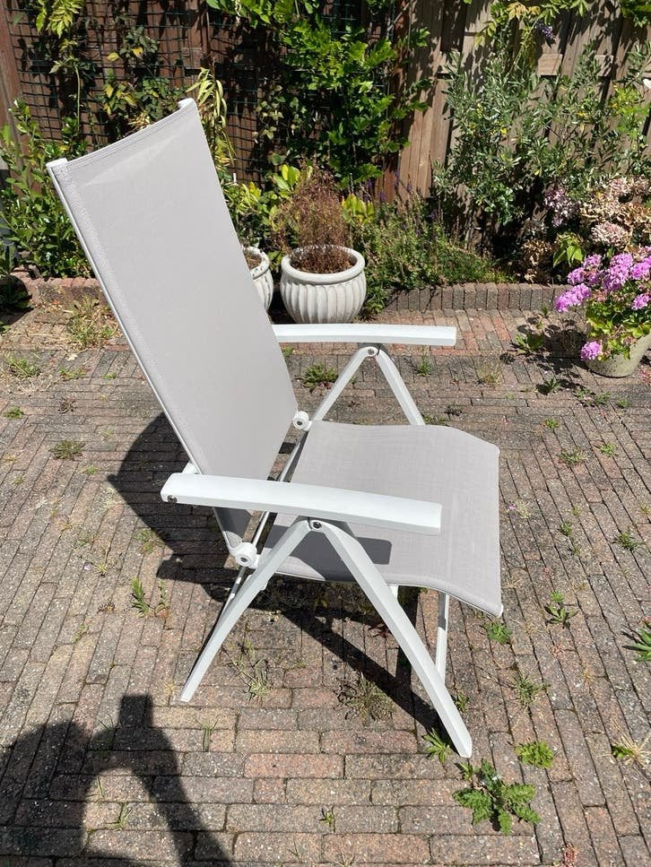 Complete Bellagio tuinsset met parasol van Kees Smit, Ophalen, Gebruikt, Aluminium