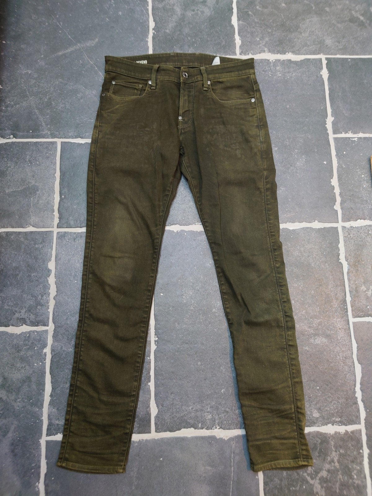 G-Star Revend Super Slim jeans, groen, W31 L32, Rob3132, G-Star Raw, Overige kleuren, W32 (confectie 46) of kleiner, Ophalen of Verzenden