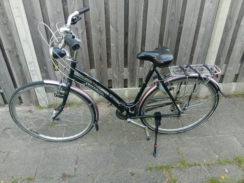 Originele damesfiets van Gazelle,in goede staat!, Ophalen, 28 inch, Velgrem, Aluminium