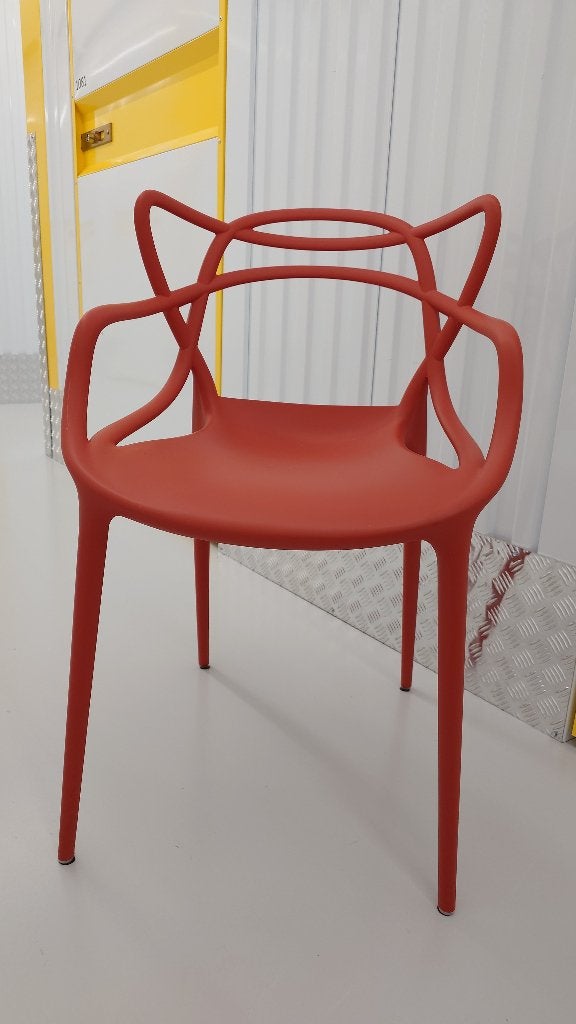 Kartell Masters Stoelen - Oranje Design Stoelen - set van 4, Huis en Inrichting, Modern, Design, Eigentijds, Overige materialen