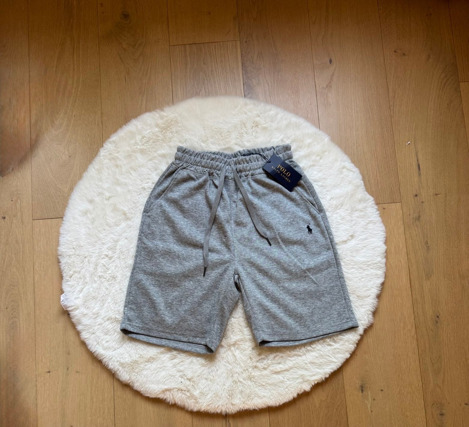 Polo Ralph Lauren joggingbroek korte broek grijs Maat M, Verzenden, Nieuw, Maat 48/50 (M), Grijs