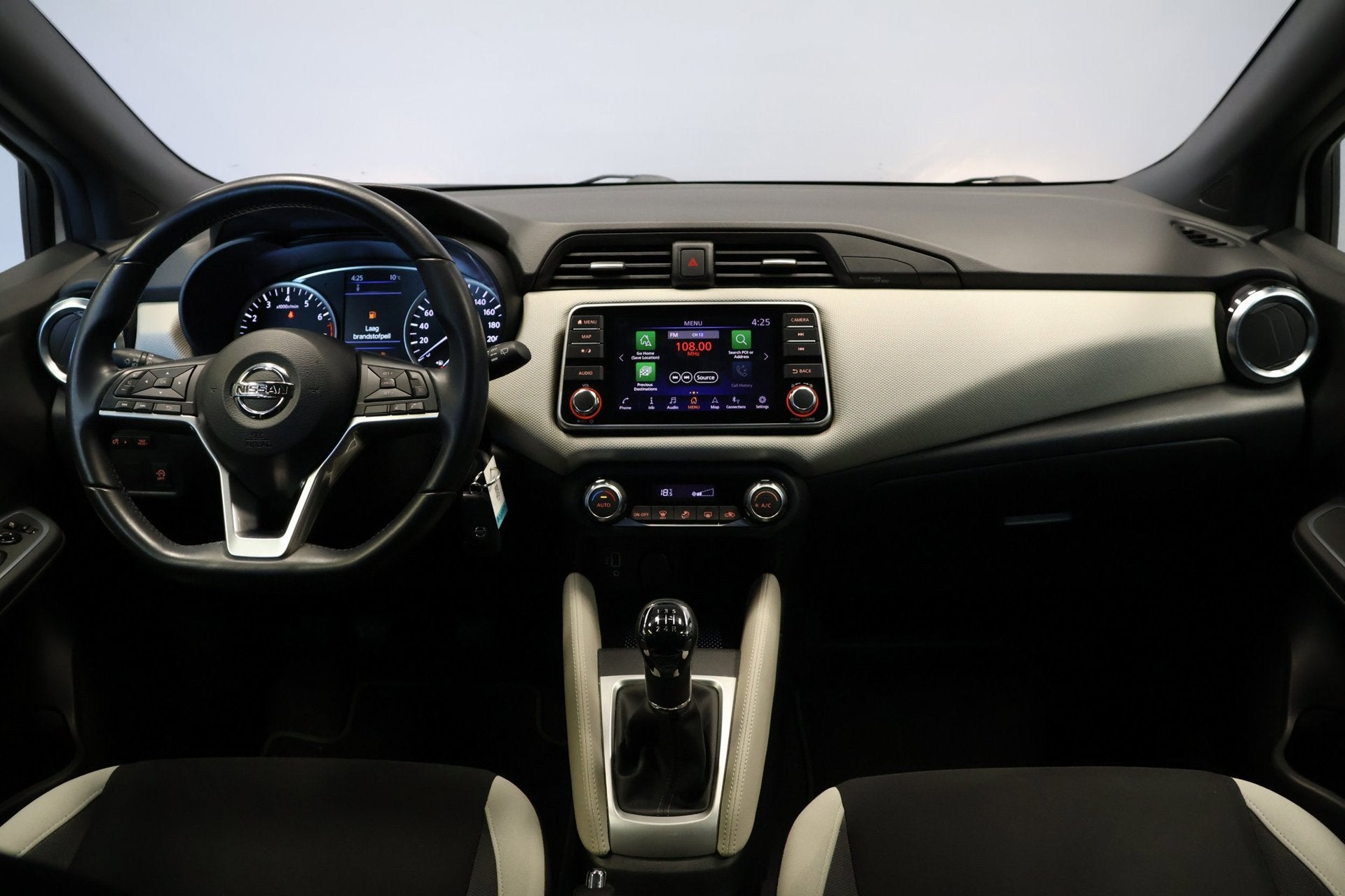 Nissan Micra 1.0 IG-T N-Connecta |Carplay|Camera, Voorwielaandrijving, Lichtsensor, Gebruikt, Wit
