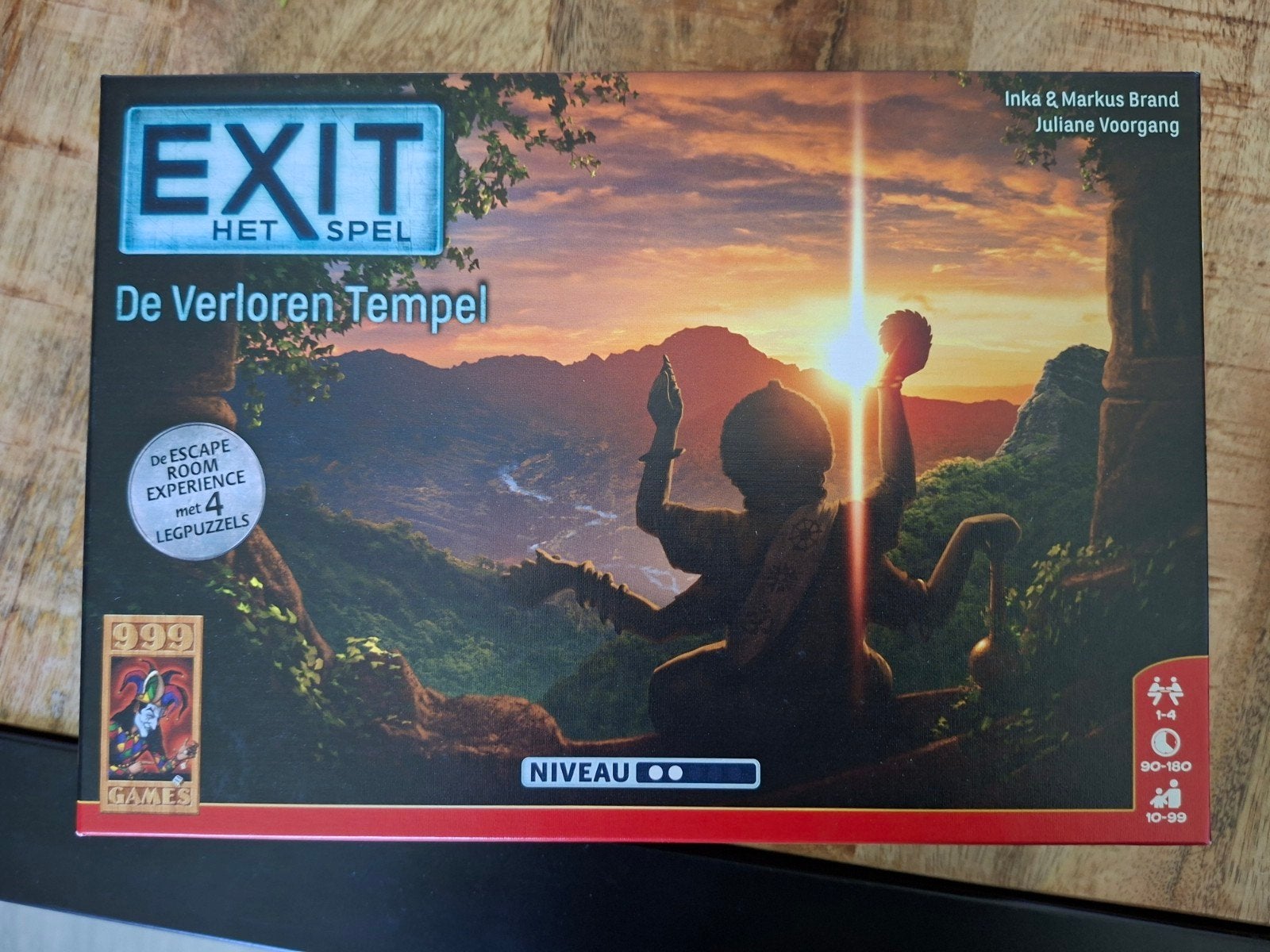 EXIT Het Spel: De Verloren Tempel - Escape Room Experience, Een of twee spelers, Ophalen of Verzenden, Gebruikt, 999 Games