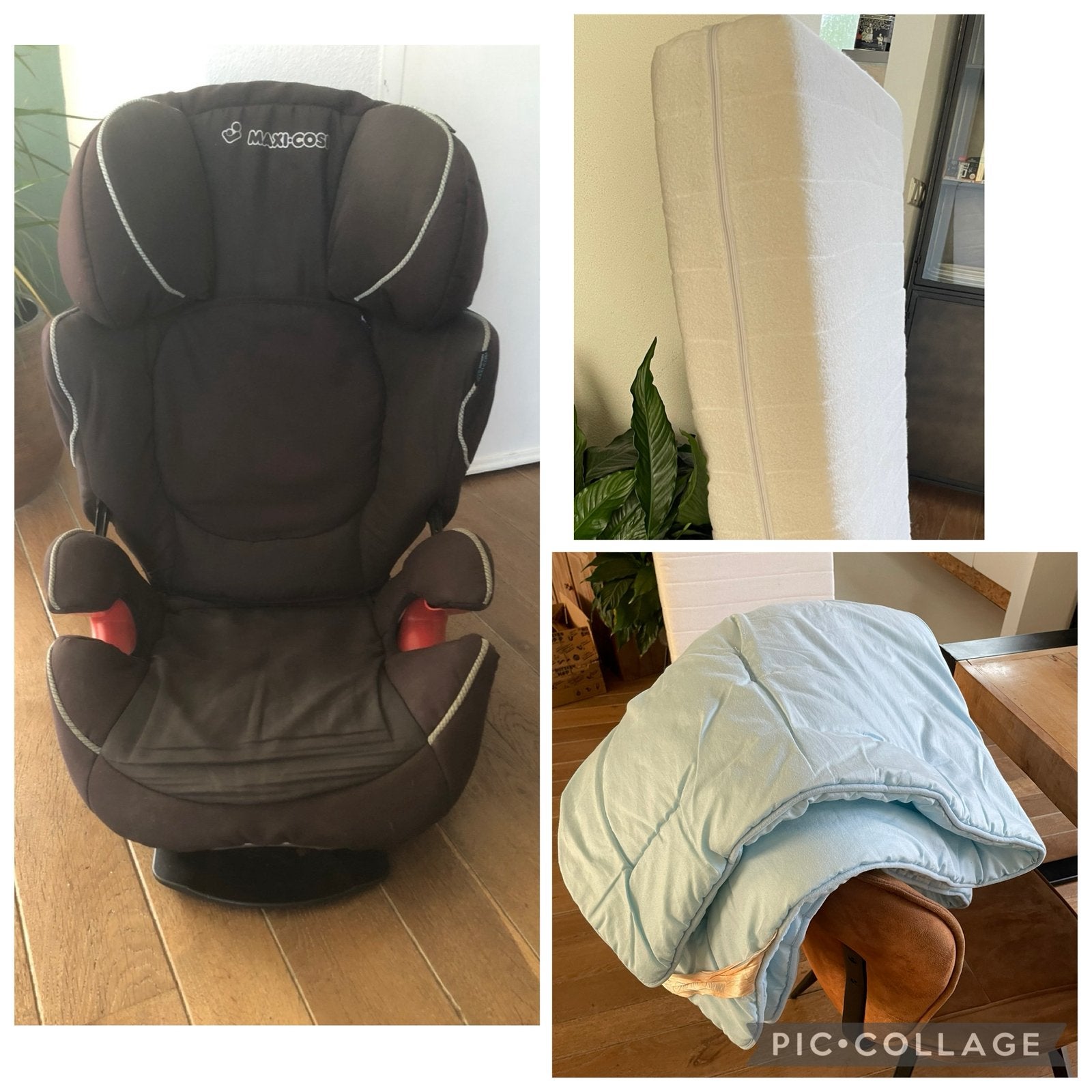 Autostoeltje, babymatrasje en dekentje, 15 t/m 36 kg, Zo goed als nieuw, Isofix, Ophalen